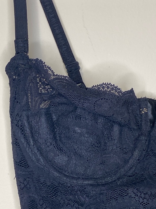 Vintage Victoria's Secret Black Lace Corset Bustier - Picture 4 of 10